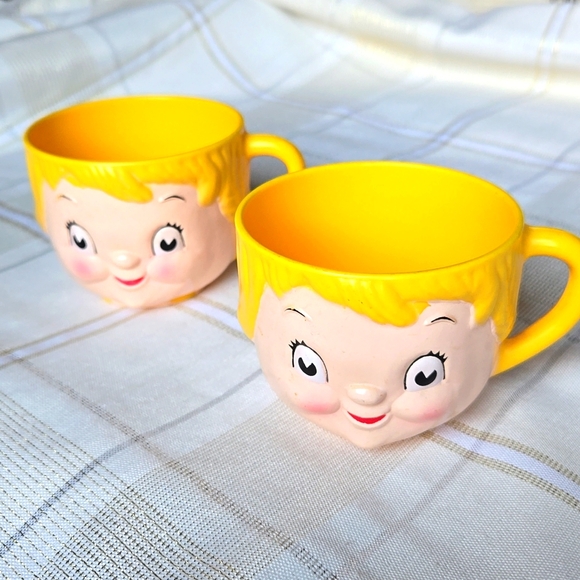 Campbell's Soup Other - VNTG 1970s Campbell Kids Soup Set Plastic Dolly Dingle Cups